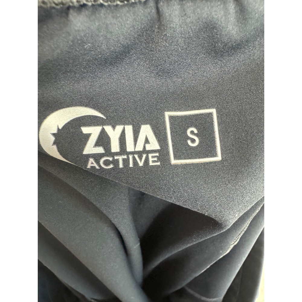 Zyia Active Womens Black Joggers Ankle Zip Drawstring Athletic Pants Small - Picture 5 of 6